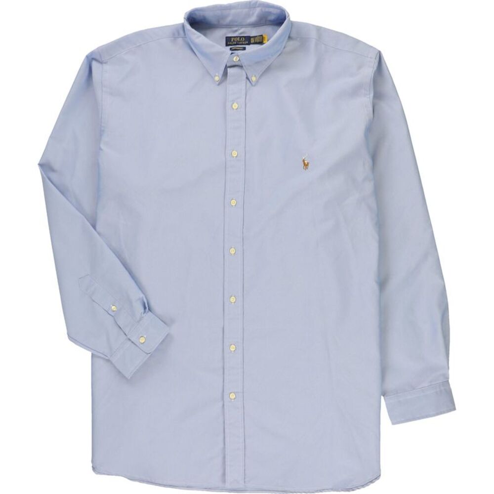 Ralph Lauren Mens Big & Tall Performance Oxford Button Up Shirt, NWT